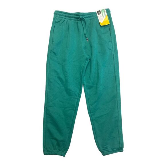 Canton Green - Member's Mark Women's Fleece Elastic Drawstring Waist Ribbed Side - Picture 1 of 2